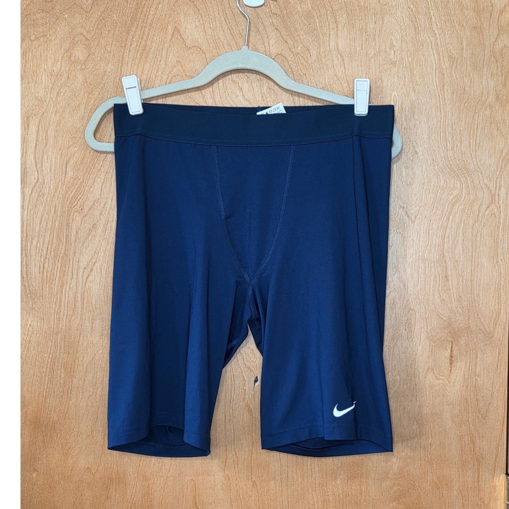Nike Pro Mens Power Race Day Half Tights Compression Shorts Navy Blue Size 2XL